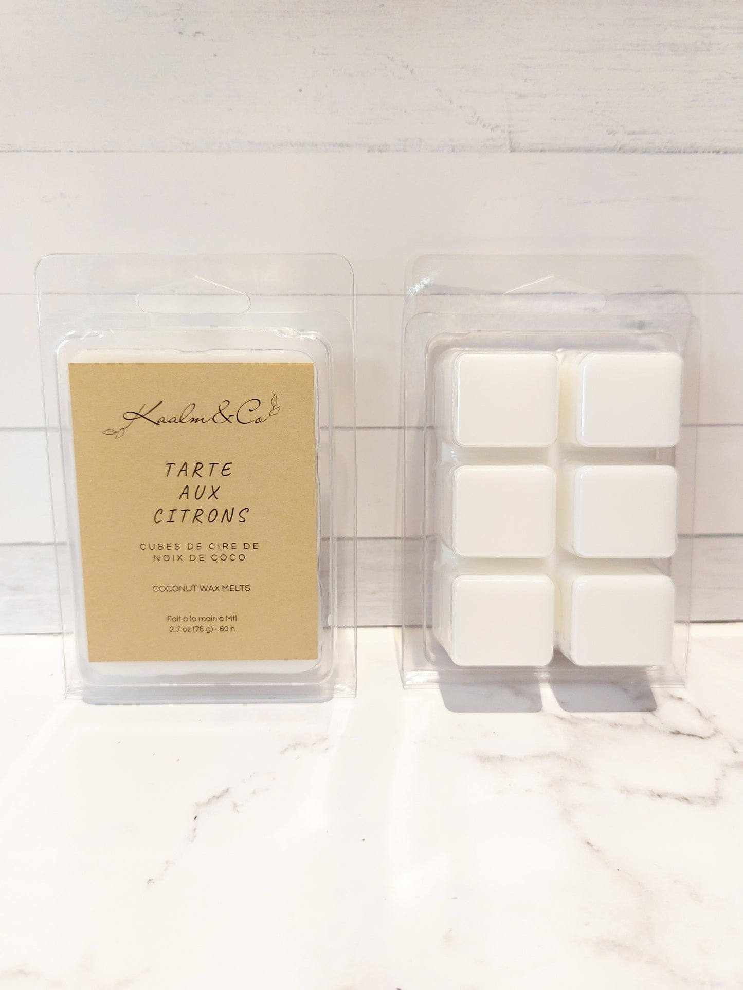 Cubes de cire - Tarte aux citrons