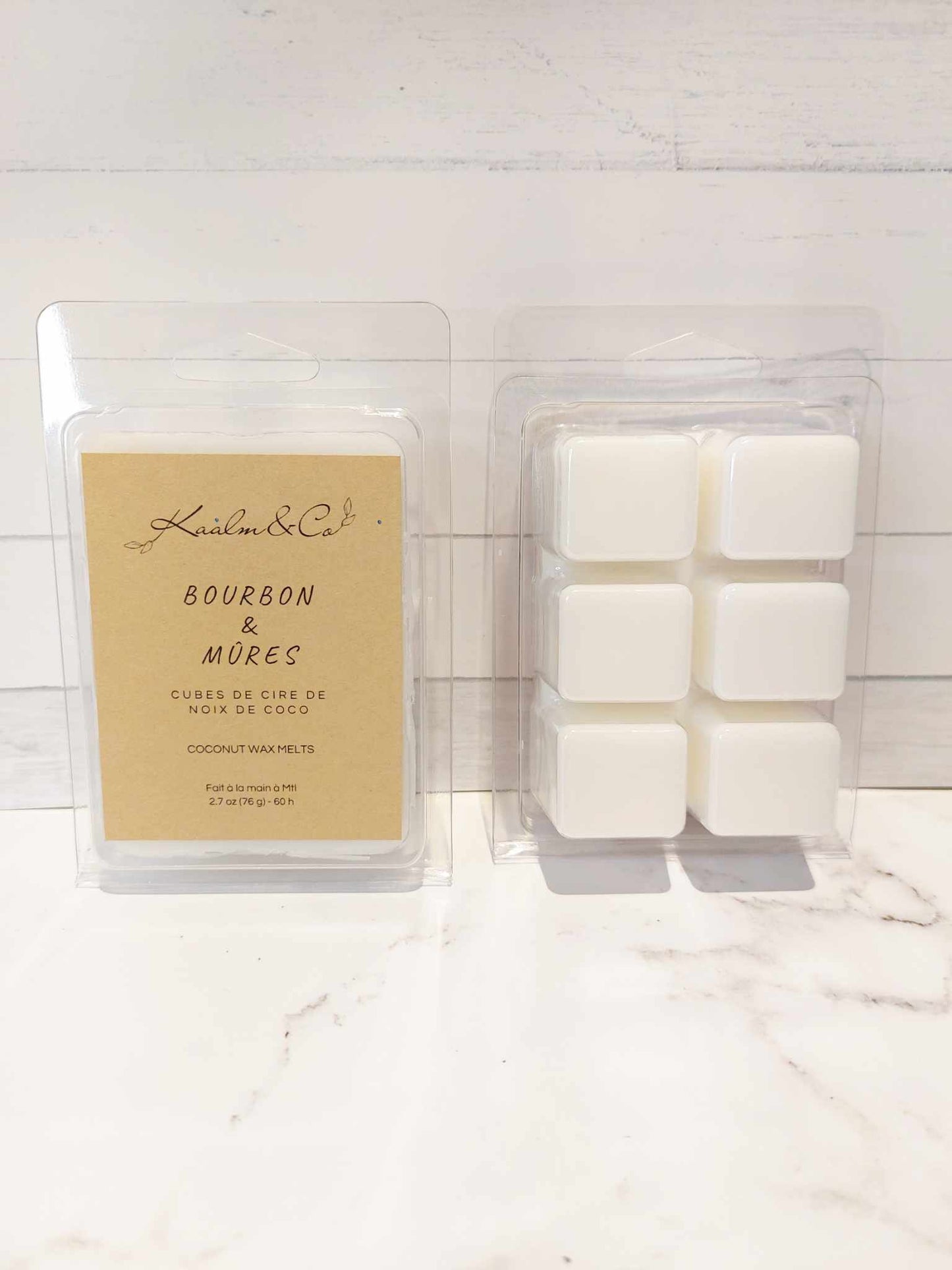 Cubes de cire - Bourbon et mûres