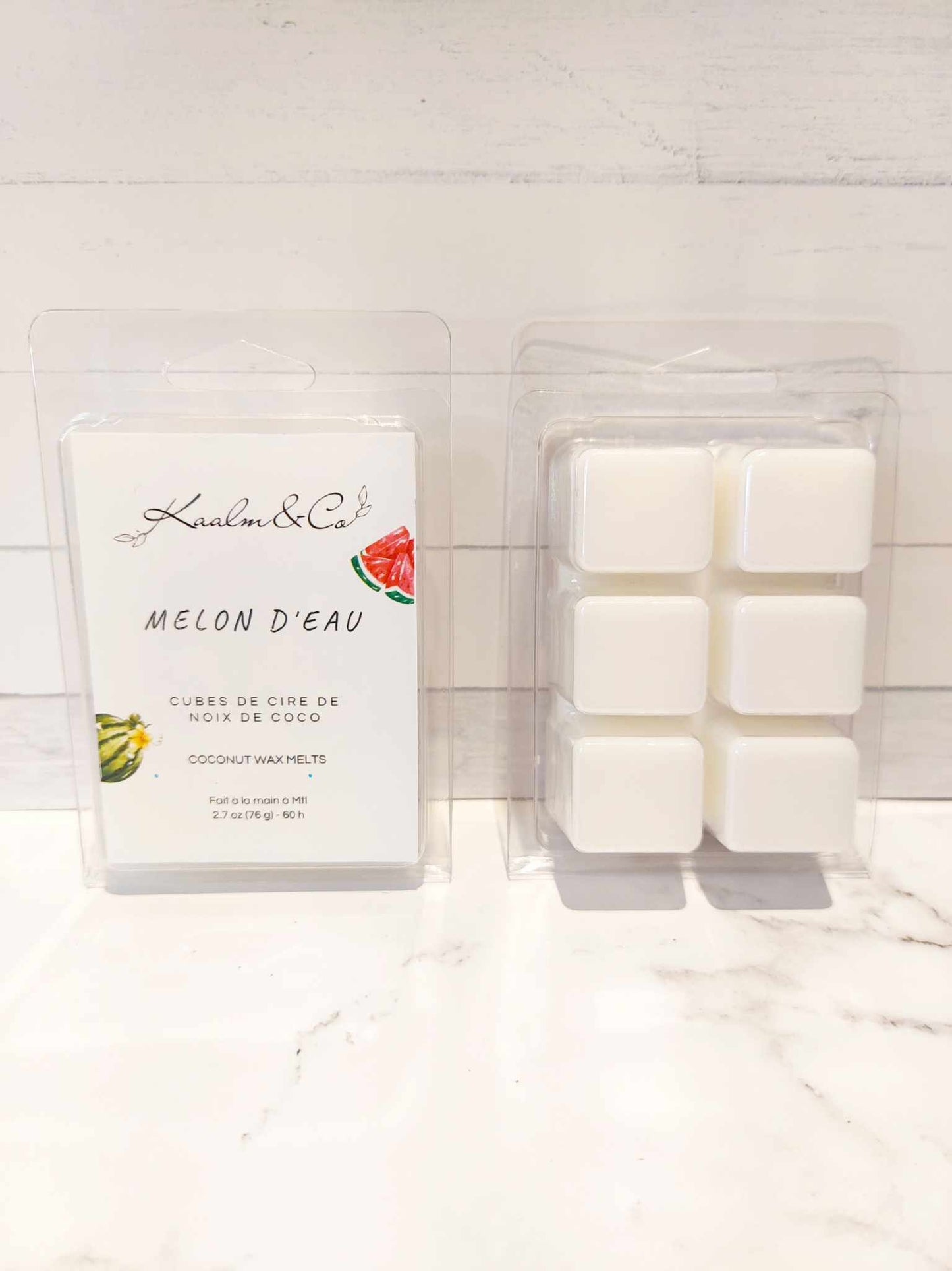 Cubes de cire - Melon d'eau