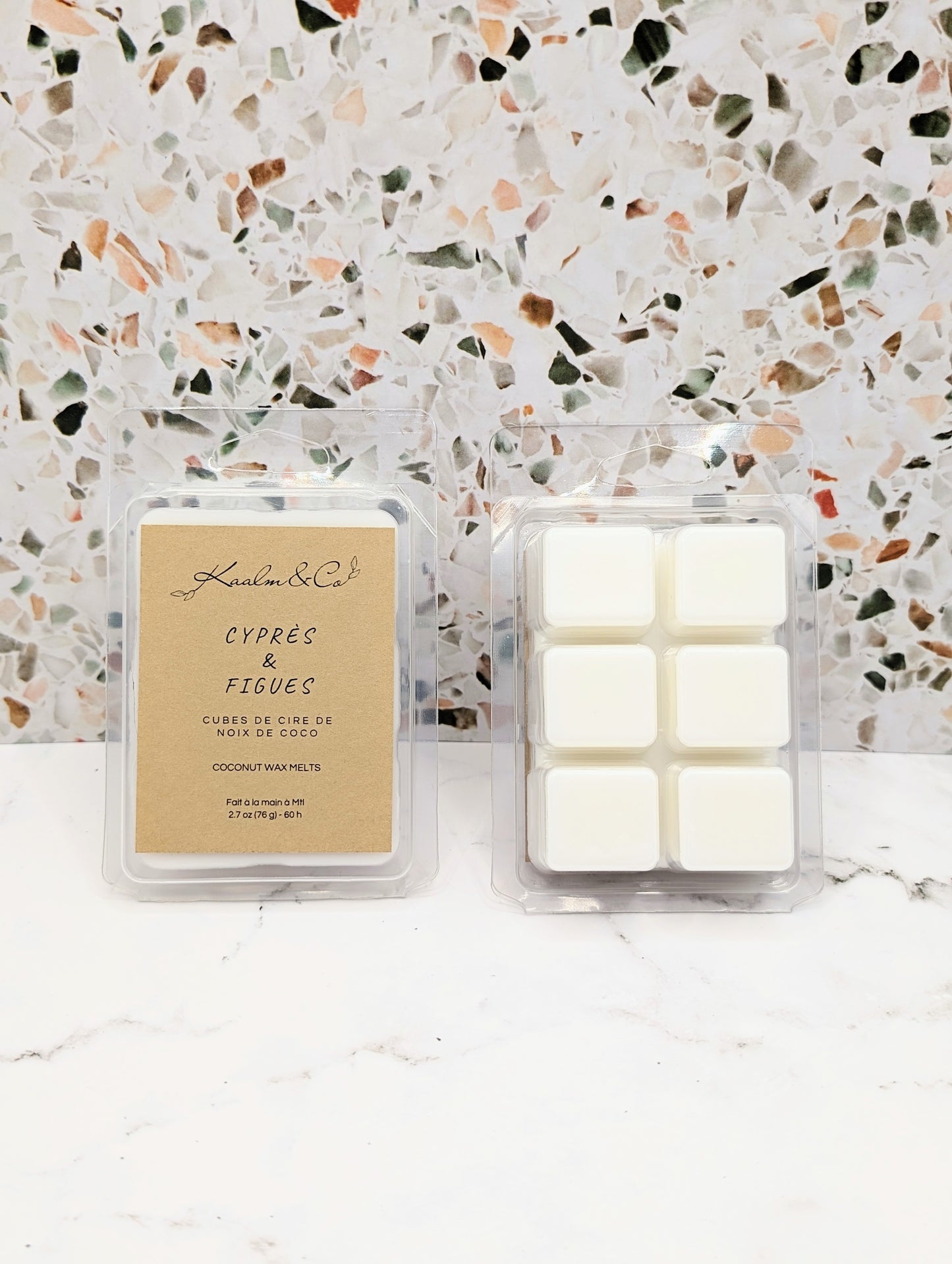 Cubes de cire - Cyprès et figues