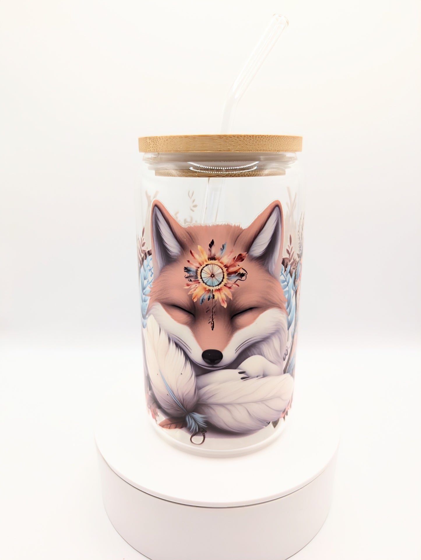 Verre 16 oz - Renard boho