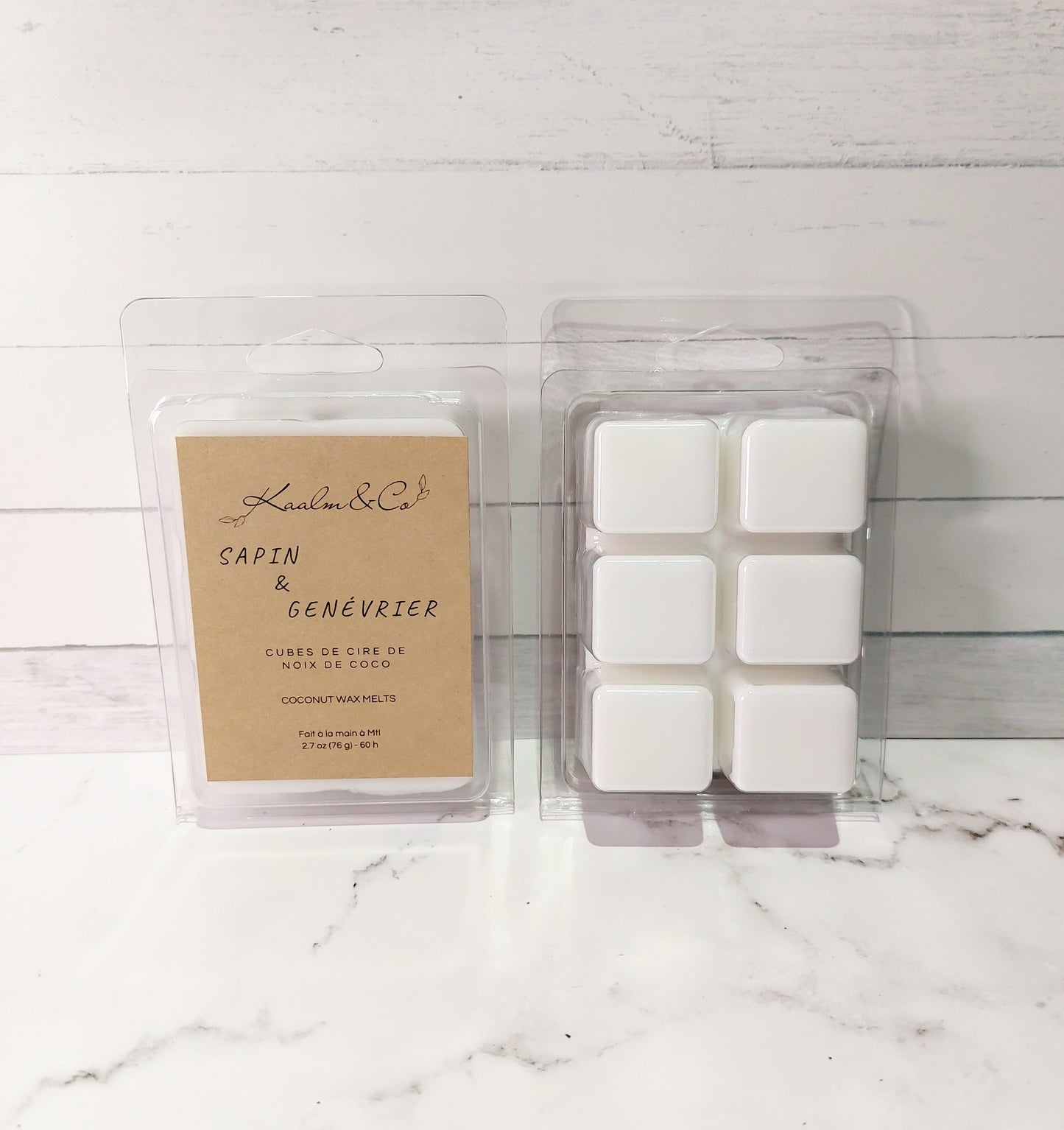 Cubes de cire - Sapin et Genévrier