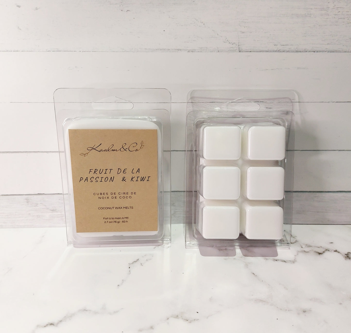 Cubes de cire - Kiwi et Fruit de la passion