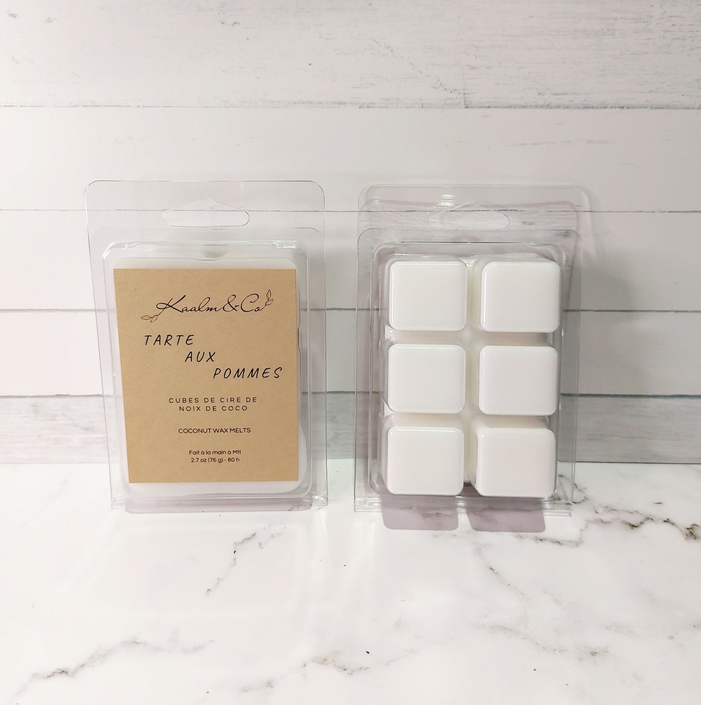 Cubes de cire - Tarte aux pommes