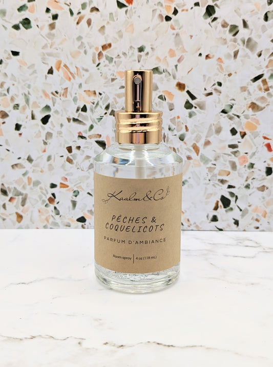 Parfum d'ambiance - Pêche et coquelicots