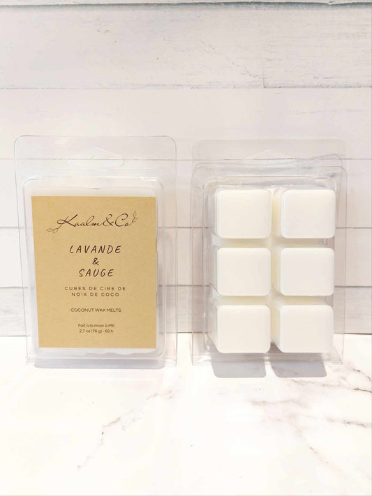 Cubes de cire - Lavande et sauge
