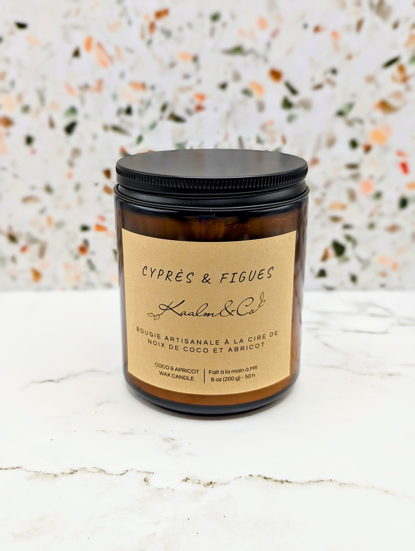 Bougie Cyprès et figues