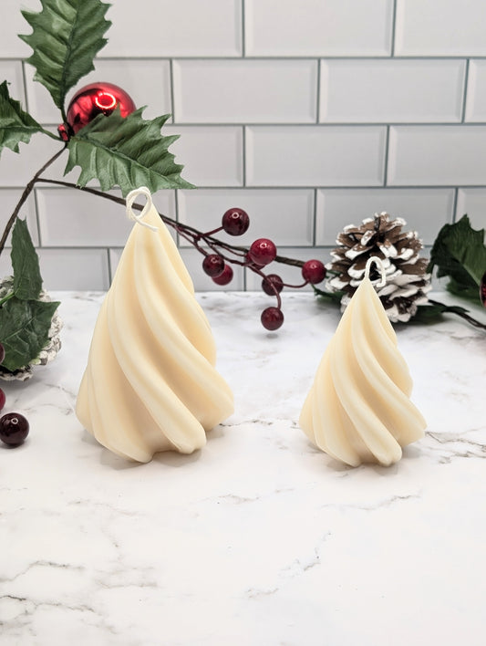 Bougie Sapin swirl