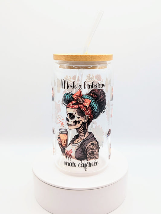 Verre 16 oz - Morte à l'intérieur