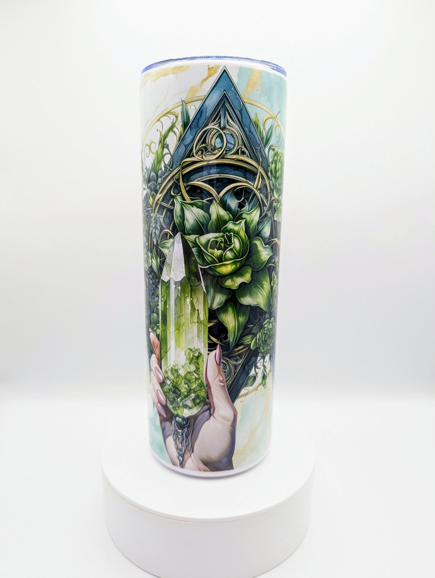 Tumbler 20 oz - Crystal vert ( Imparfaite !)