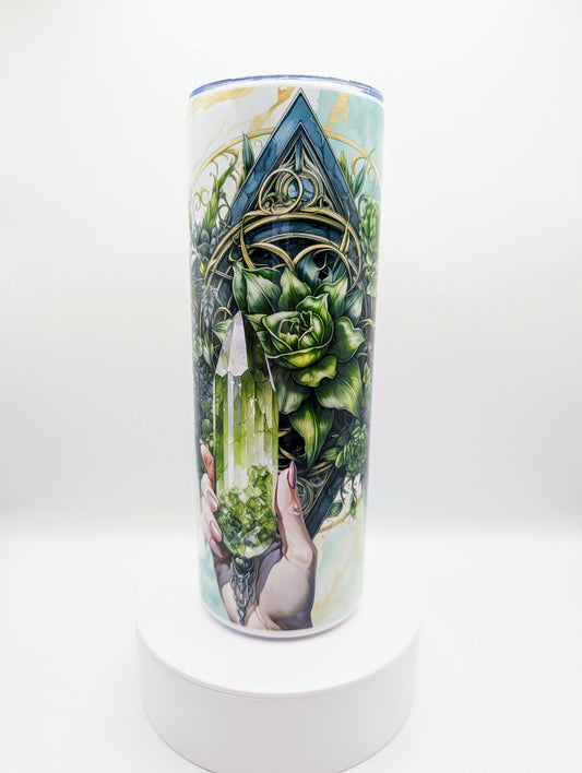 Tumbler 20 oz - Crystal vert ( Imparfaite !)