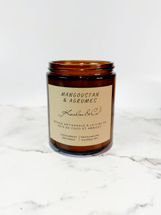 Bougie Mangoustan et Agrumes