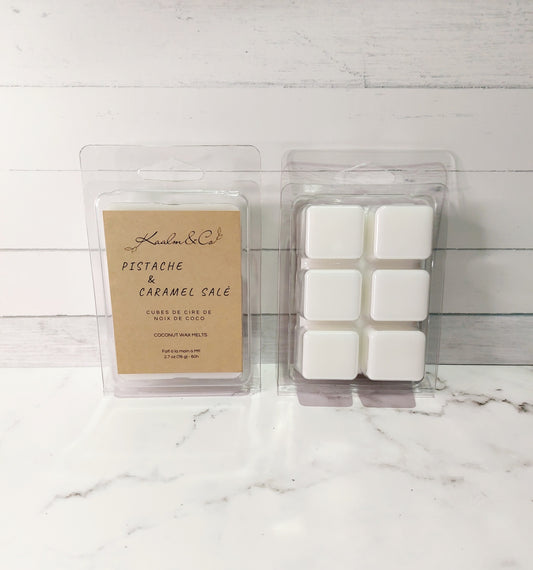 Cubes de cire - Caramel salé et Pistache